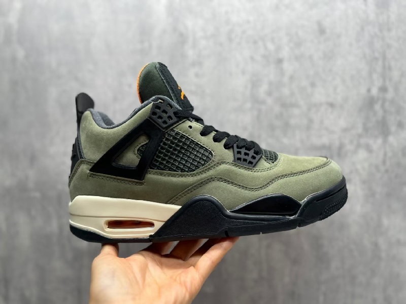 Men's Hot Sale Running weapon Air Jordan 4 Olive Green Shoes 0240